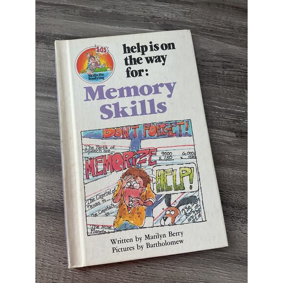 1985 Help is on the way for: Memory Skills By Marilyn Berry - Picture 1 of 8